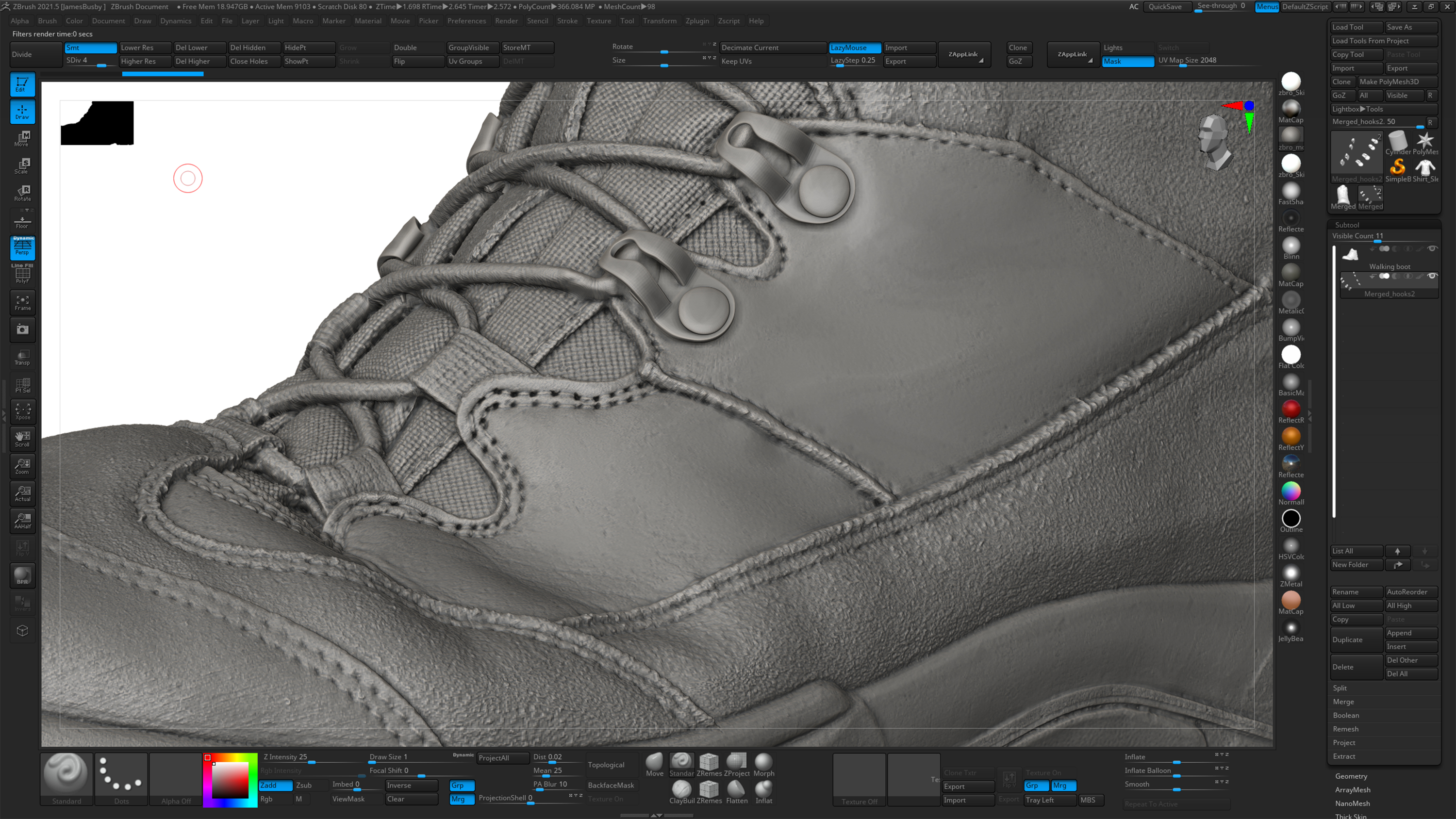 Character boot model download